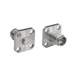Bulgin Male/Female Flange Mount Circular Coaxial Connector, Jack Screw Termination, Straight Body