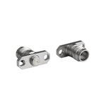 Bulgin Male/Female Flange Mount Circular Coaxial Connector, Jack Screw Termination, Straight Body