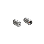 Bulgin Male/Female Flange Mount Circular Coaxial Connector, Jack Screw Termination, Straight Body