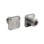Bulgin, jack Flange Mount Circular Coaxial Connector, Jack Screw Termination, Straight Body