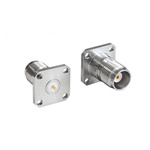 Bulgin, jack Flange Mount Circular Coaxial Connector, Plug In Termination, Straight Body