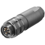 Siemens, Plug Cable Mount Circular Coaxial Connector, Screw Termination, Straight Body