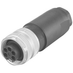 Siemens, jack Cable Mount Circular Coaxial Connector, Screw Termination, Straight Body