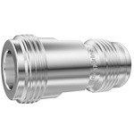 Telegartner Female to Female Circular Coaxial Connector, Straight Body