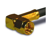 Amphenol RF Plug Cable Mount SMA Connector, Crimp Termination, Right Angle Body