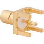 Amphenol RF, jack Through Hole SMB Connector, PCB Termination, Straight Body