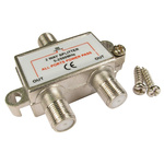 RS PRO F Connector/F Connector RF Splitter F Socket to 2 x F Socket