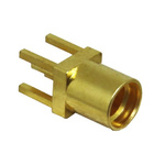 TE Connectivity Socket PCB Mount MMCX Connector, Through Hole Termination, Straight Body