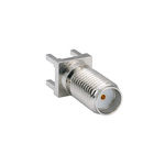 jack PCB Mount SMA Connector, Through Hole Termination, Straight Body