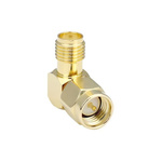 TE Connectivity, jack PCB Mount SMA Connector, Through Hole Termination, Right Angle Body
