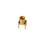 jack Surface Mount Micro Miniature Coaxial Connector, Coaxial Cable Termination, Straight Body