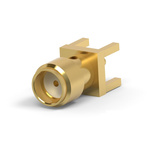 TE Connectivity 1053354 Series, jack Board Mount Coaxial PCB Connector, Solder, Through Hole Termination, Vertical Body