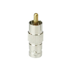 ABUS Security-Center TVAC40 Series Female to Male BNC Connector, Straight Body