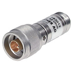 50Ω RF Attenuator N Connector N Plug to N Socket 0.8 dB, 20 dB, Operating Frequency 12.4GHz