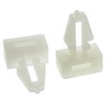 HellermannTyton Natural Cable Tie Mount 11 mm x 18mm, 5.3mm Max. Cable Tie Width