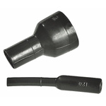 HellermannTyton Cable Boot Black, Fluid Resistant Elastomer, 20.3mm