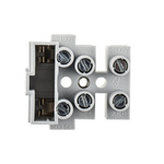 RS PRO Fuse Terminal Block, 3-Way, 10A, Screw Down Termination