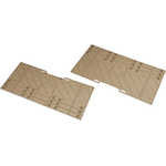 RS PRO Partition Plate for Use with DIN Rail Terminal Blocks