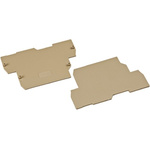 RS PRO End Cover for Use with DIN Rail Terminal Blocks