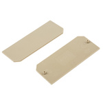 RS PRO End Cover for Use with DIN Rail Terminal Blocks