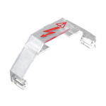 RS PRO Clear Cover for Use with Feed Through Terminal Blocks 12 AWG