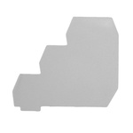 RS PRO End Plate for Use with Feed Through Terminal Block