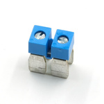 RS PRO Insulated Screw Jumper for Use with RS PRO Full 4 Terminal Blocks, 50A