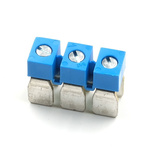 RS PRO Insulated Screw Jumper for Use with RS PRO Full 4 Terminal Blocks, 50A
