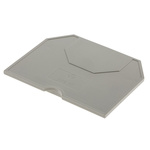 RS PRO End Cover for Use with DIN Rail Terminal Blocks