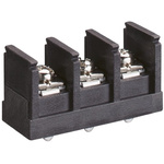 Osada Barrier Strip, 3 Contact, 9mm Pitch, 2 Row, 100A, 600 V, Female Gender, Solder Termination