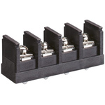 Osada Barrier Strip, 4 Contact, 9mm Pitch, 2 Row, 100A, 600 V, Female Gender, Solder Termination
