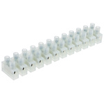 RS PRO Non-Fused Terminal Block, 12-Way, 41A, 4 mm² Wire, Screw Down Termination