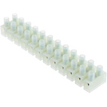 RS PRO Non-Fused Terminal Block, 12-Way, 24A, 2.5 mm² Wire, Screw Down Termination