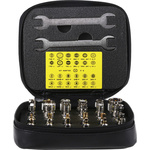 RS PRO RF Connector Kit RF Coaxial Inter Series Adapter Kit 2 x Spanners & is Supplied in a Zip-Up Soft Case, 30 RF