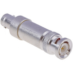 RS PRO 50Ω Straight BNC RF Terminator, Through Hole, 0 → 0.5GHz, 2W Average Power Rating