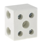RS PRO Non-Fused Terminal Block, 2-Way, 76A, 6 AWG Wire, Screw Down Termination