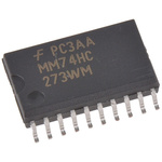 ON Semiconductor MM74HC273WMX Octal D Type Flip Flop IC, LSTTL, 20-Pin SOIC