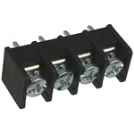 TE Connectivity Barrier Strip, 4 Contact, 8.26mm Pitch, 1 Row, 20A, 300 V