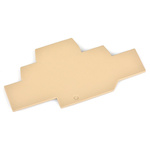 RS PRO End Cover for Use with 2.5 mm Triple Deck Terminal