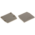 RS PRO End Cover for Use with DIN Rail Terminal Blocks