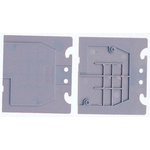 Entrelec SCF Series End Cover for Use with DIN Rail Terminal Blocks