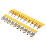 Weidmuller WQV Series Jumper Bar for Use with Terminal Block, 112A, ATEX