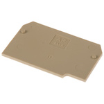 Weidmuller AP Series End Cover for Use with DIN Rail Terminal Blocks