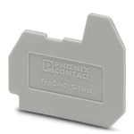 Phoenix Contact D-MT Series End Cover for Use with DIN Rail Terminal Blocks