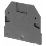 XW5E End Cover for use with XW5G-S10-1.1-1 Grounding Terminal Block, XW5G-S2.5-1.1-1 Grounding Terminal Block,