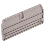 Weidmuller Z Series End Cover for Use with DIN Rail Terminal Blocks