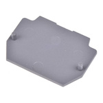 Entrelec FEDR Series End Cover for Use with DIN Rail Terminal Blocks