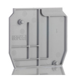 Entrelec FEMR8 Series End Cover for Use with DIN Rail Terminal Blocks