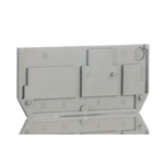 Wago 281 Series End and Intermediate Plate for Use with 281 Series Terminal Blocks