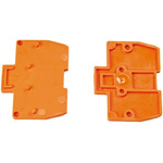 Wago 870 Series End and Intermediate Plate for Use with 870 Series Terminal Blocks